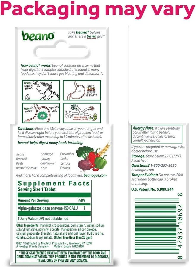 Beano Meltaways Strawberry 15 ea (Pack of 4) - Image 3